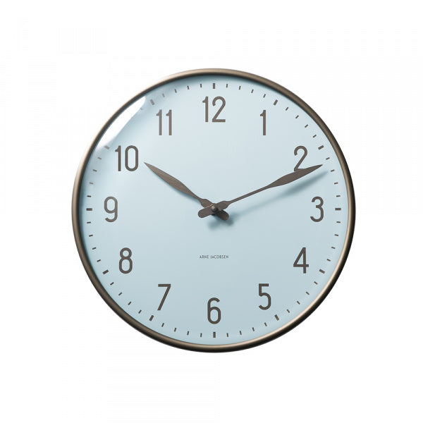 Wall Clock STATION φ21cm ロイヤルブルー
