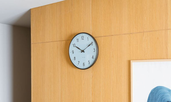 Wall Clock STATION φ21cm ロイヤルブルー