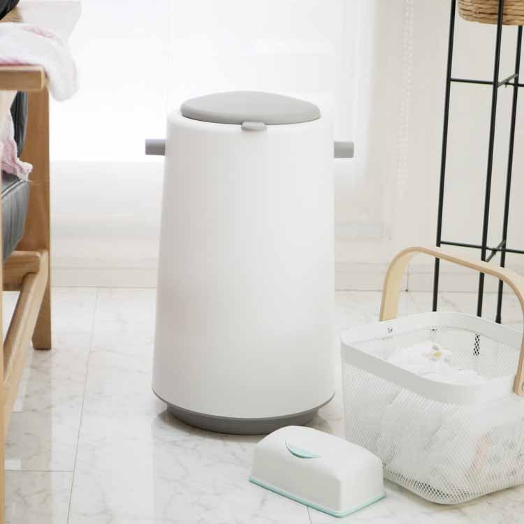 Diaper Pot Airtight Diaper Pail, White