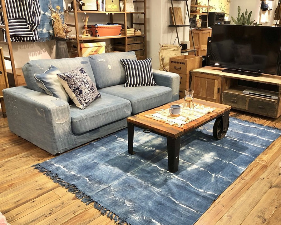 FRANKLIN SOFA Damage DENIM Franklin sofa damaged denim