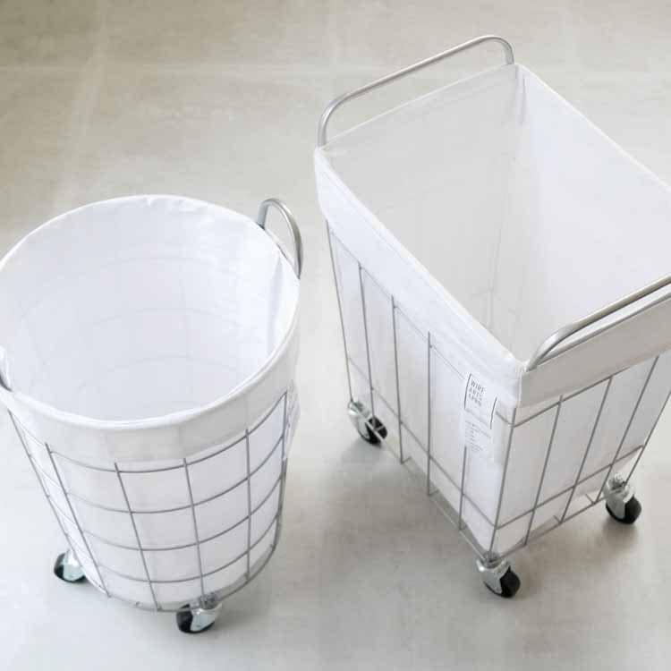 ランドリーストレージ スクエア 45Ｌ ホワイト