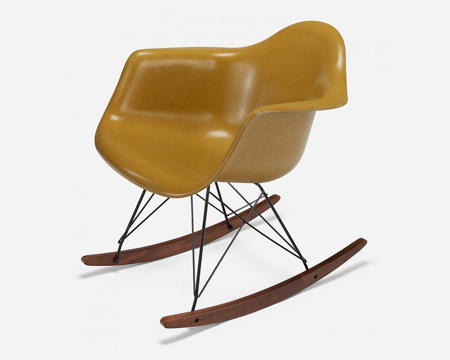 Fiberglass Arm Shell Chair MUSTARD マスタード