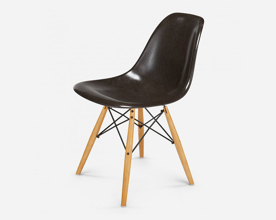 Fiberglass Side Shell Chair CHARCOAL チャコール