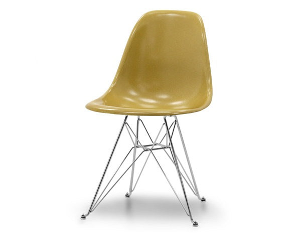 Fiberglass Side Shell Chair MUSTARD マスタード