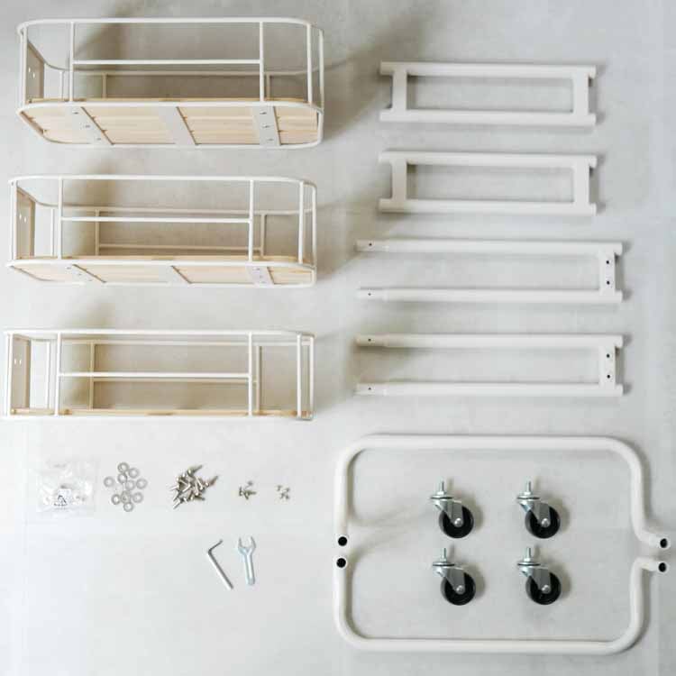 Bicycle Case Wagon White