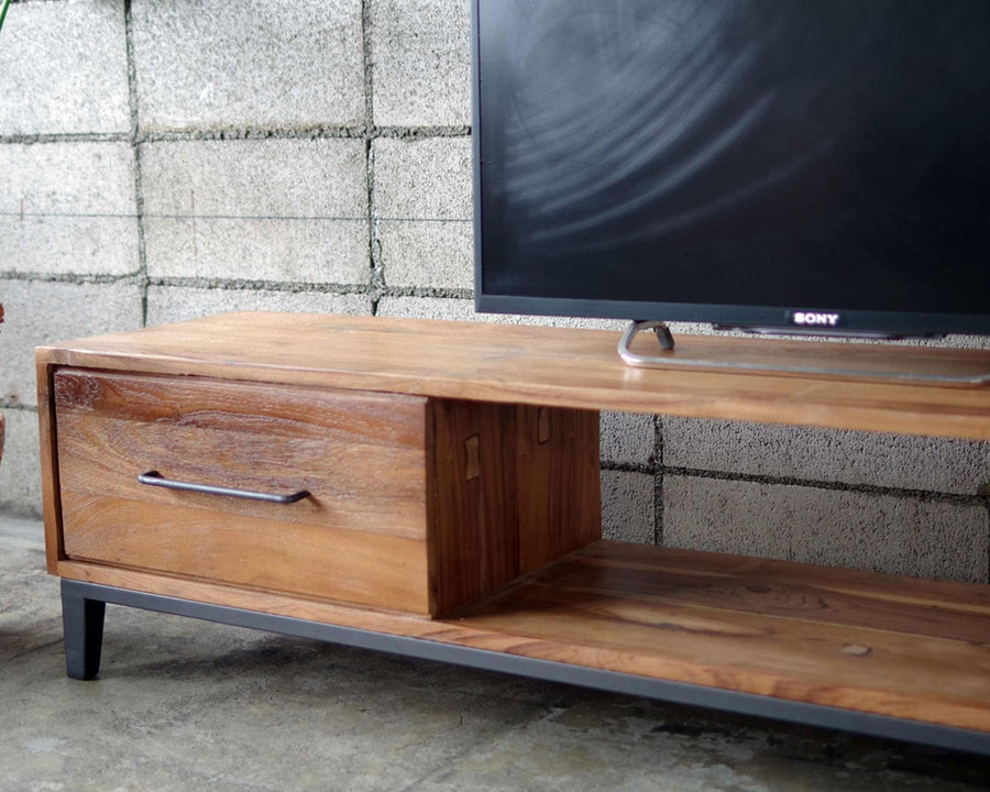 OLD TEAK TV BOARD L
