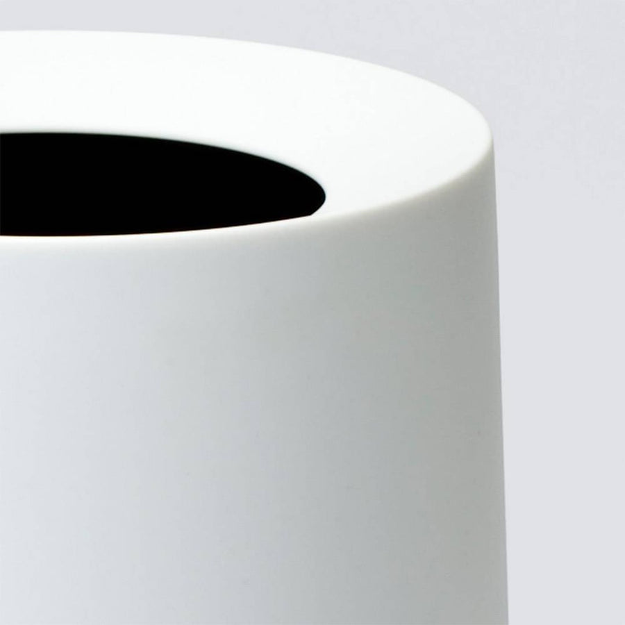 TUBELOR HOMME Round Dustbin, Rich White