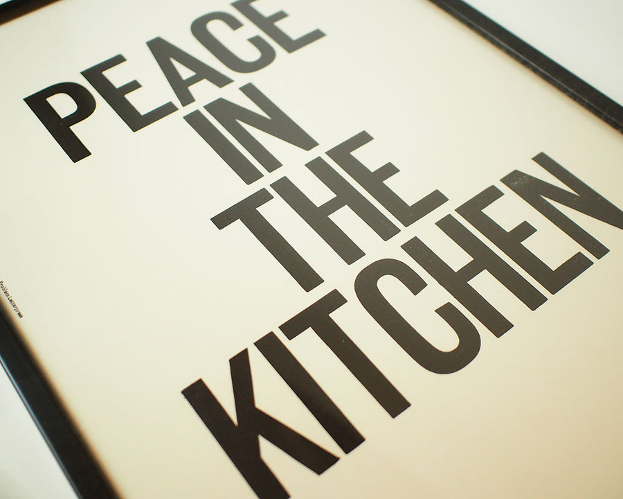 PEACE IN THE KITCHEN POSTER ピースインザキッチン ポスター