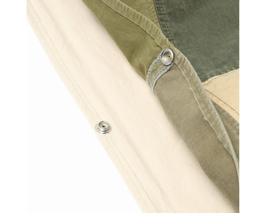 CS FUTON COVERLET / MILITARY PATCWORK Kotatsu futon cover military