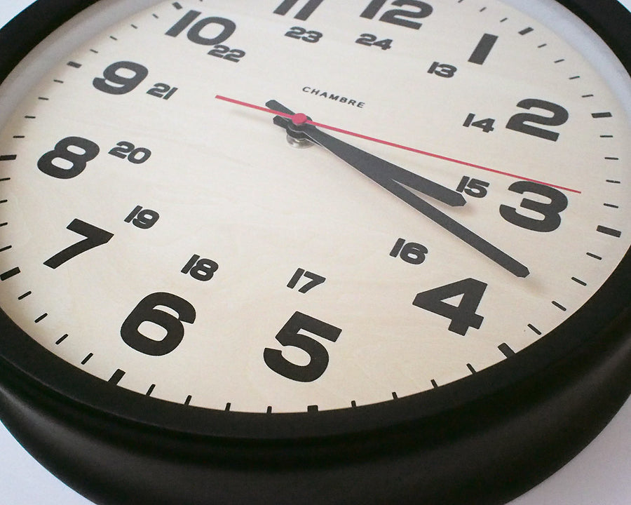 BRAM CLOCK ブラムクロックブラック 電波時計