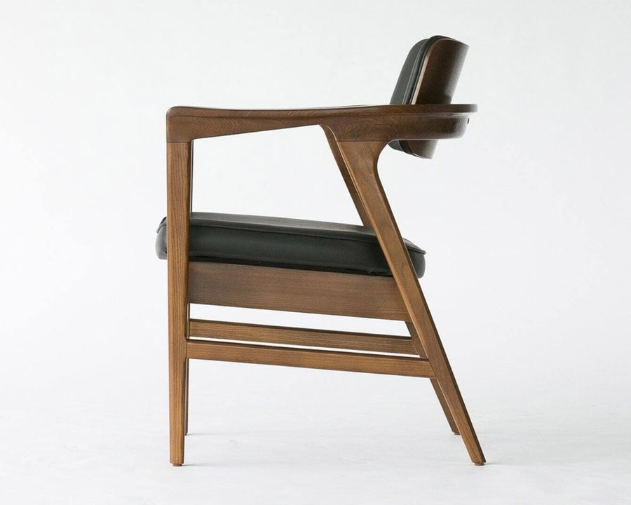 WARNER ARM CHAIR_BLACK PVC ワーナーアームチェア PVC