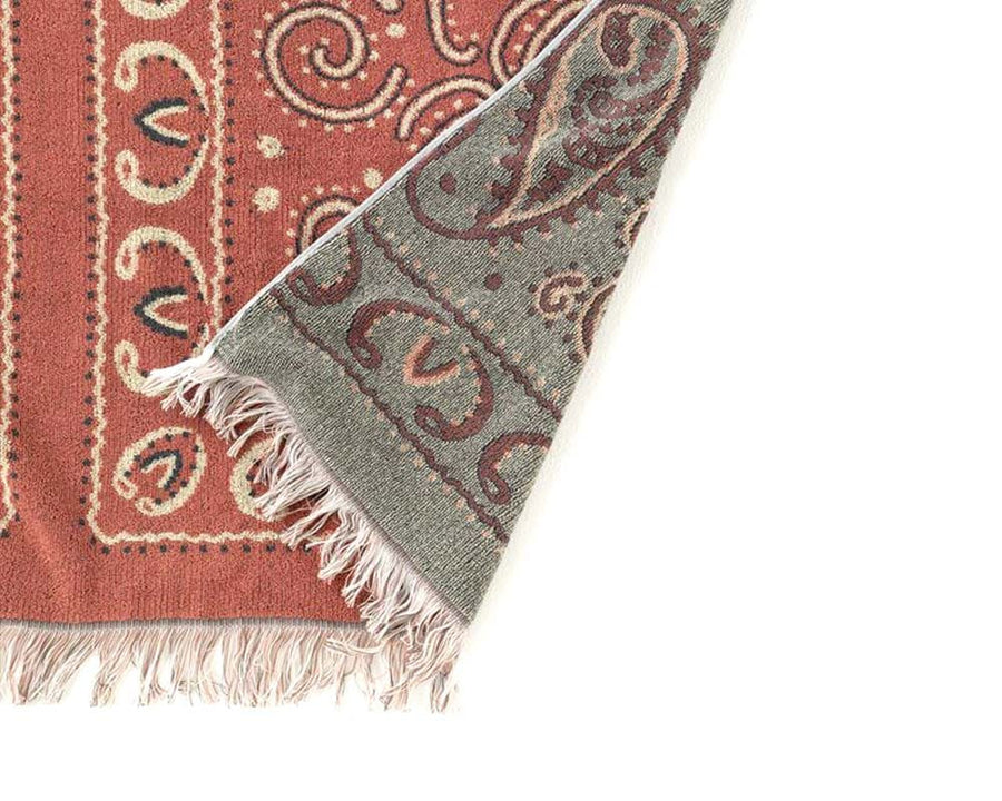 Cotton Pile Blanket Bandana RED Cotton pile blanket bandana red
