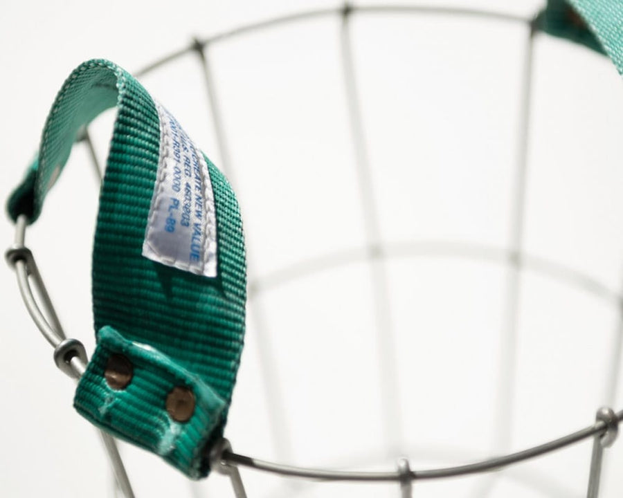 BELT HANDLE ROUND BASKET