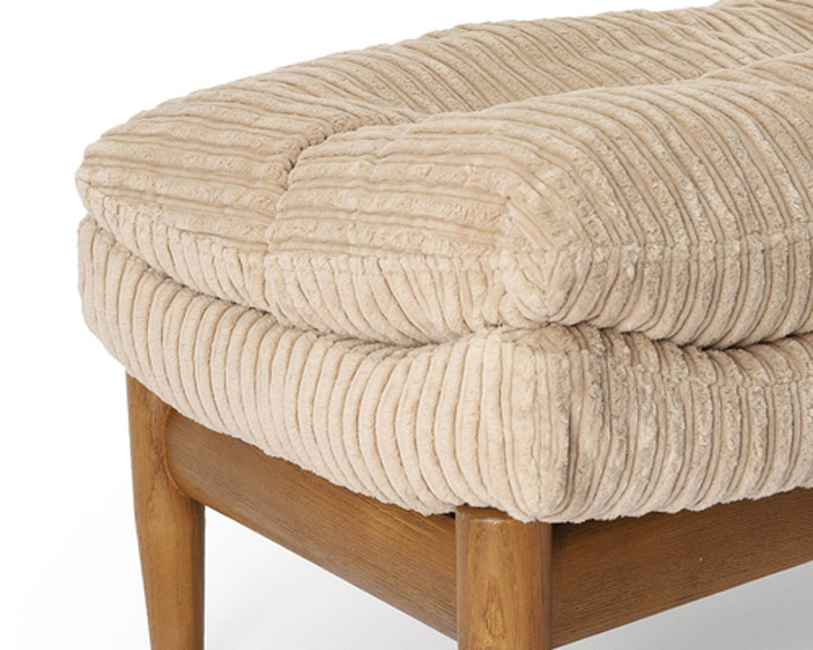 MADEIRA OTTOMAN AC07-BE Madeira Ottoman Corduroy