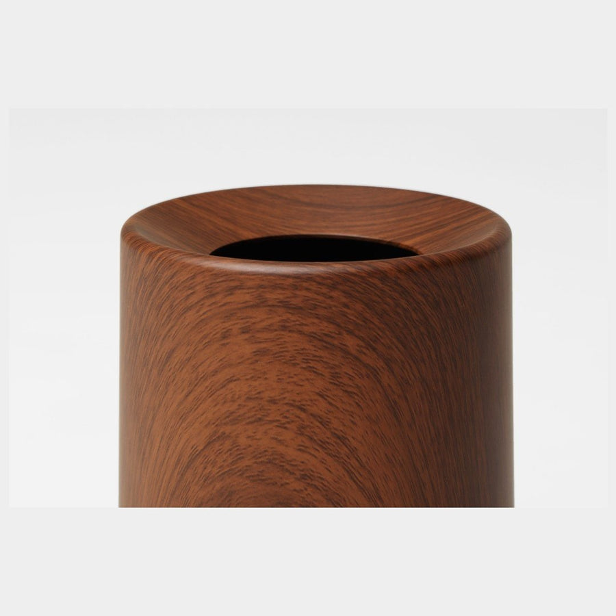 mini TUBELOR Round Dustbin Wood Grain