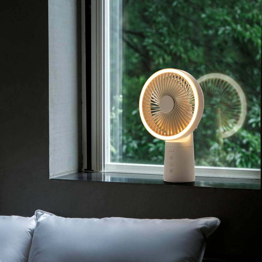 充電式LEDマルチポータブルファン