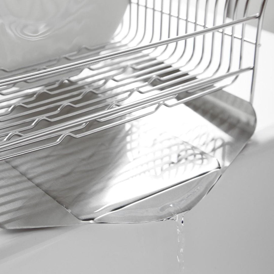 Hanauta Dish Drainer, Horizontal, Silver