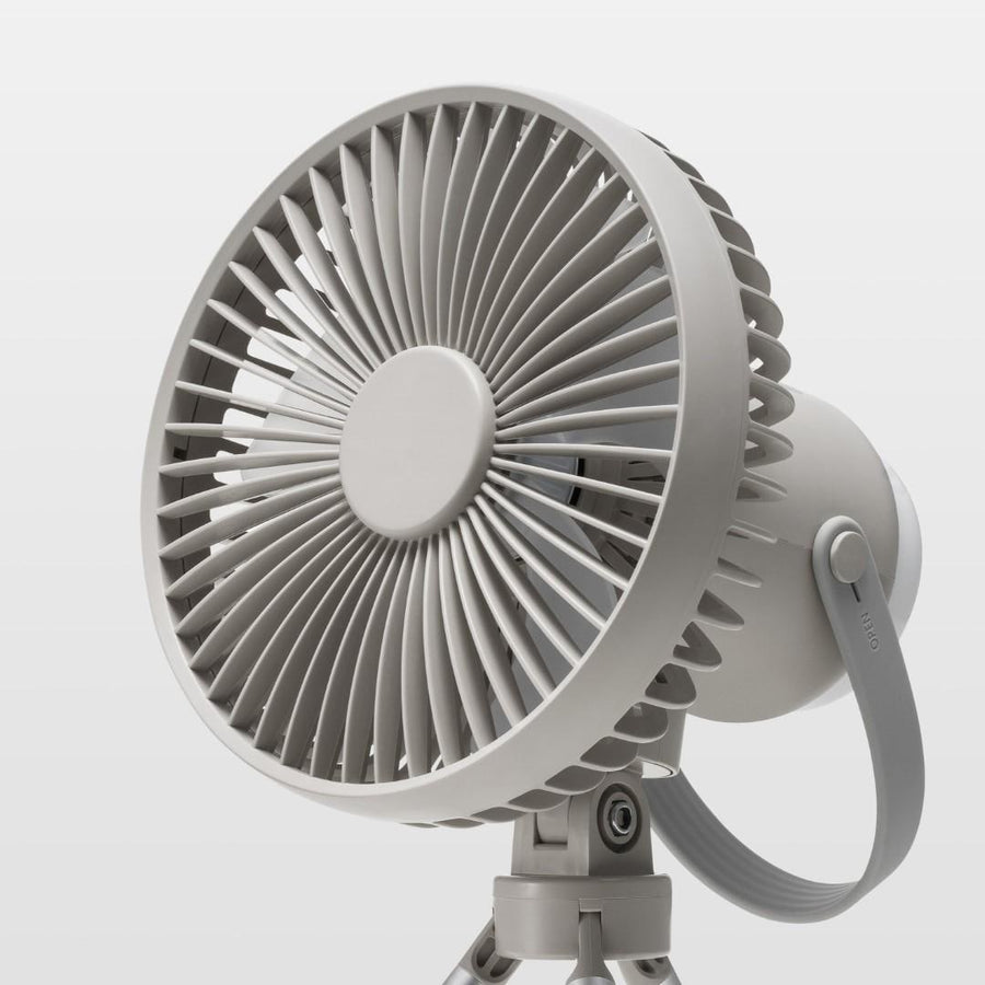 Rechargeable LED Multi-Camping Fan, Greige