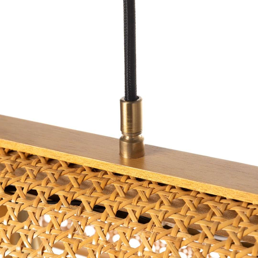 RATTAN PENDANT LAMP 2BULB