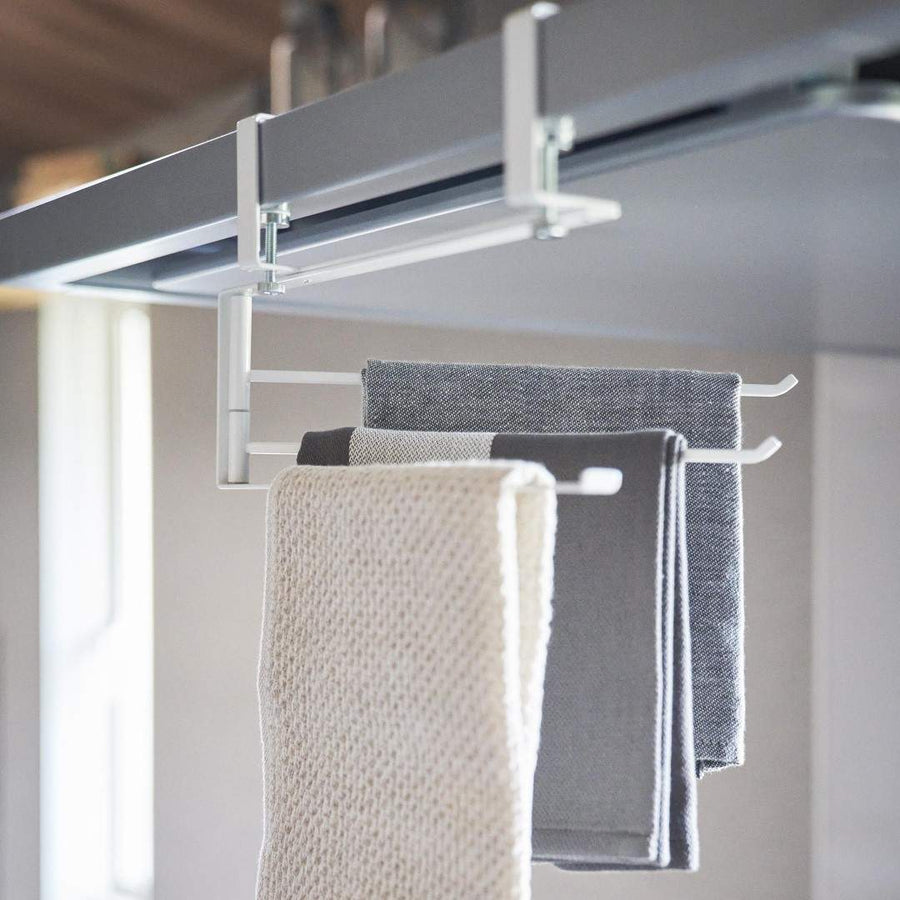 Tower Range Hood Movable Dish Hanger