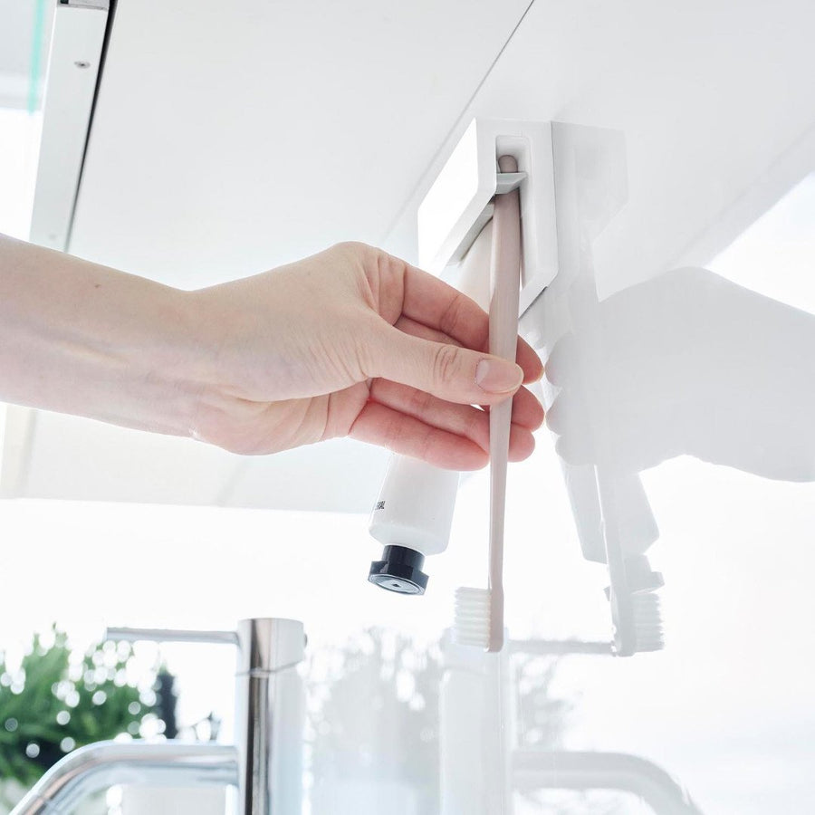 Tower Film Hook Insertion Toothbrush &amp; Tube Holder W9