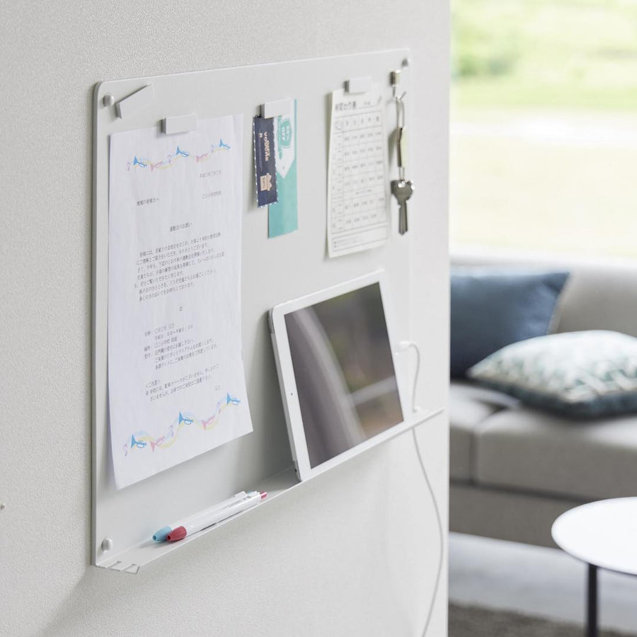 Tower Wall Print Board with Tray, Compatible with Plasterboard Walls