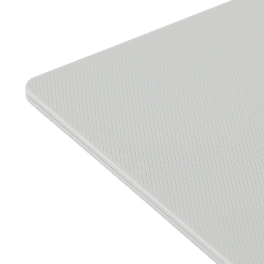 Foldable cutting board that can be hung upright to dry, grey