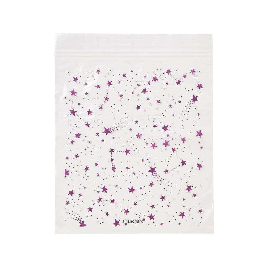 Double Zip Bag M Starry