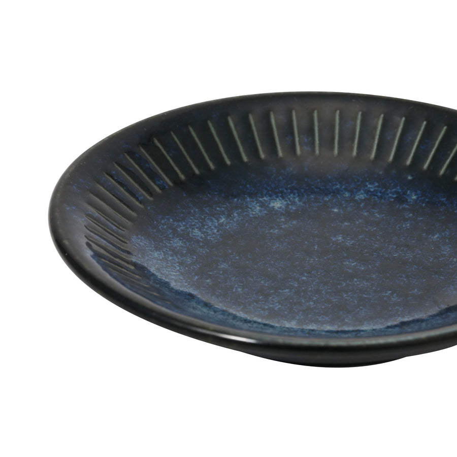 美濃焼 薬味皿 海碧 ネイビー