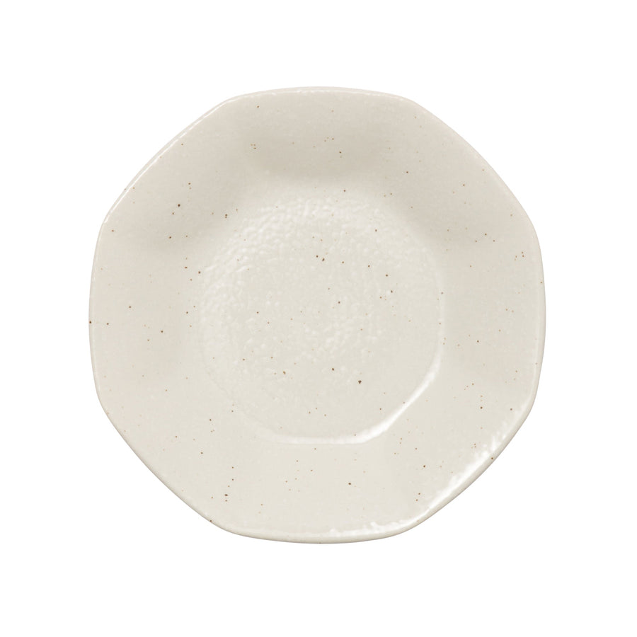 Ramen Octagonal Plate White