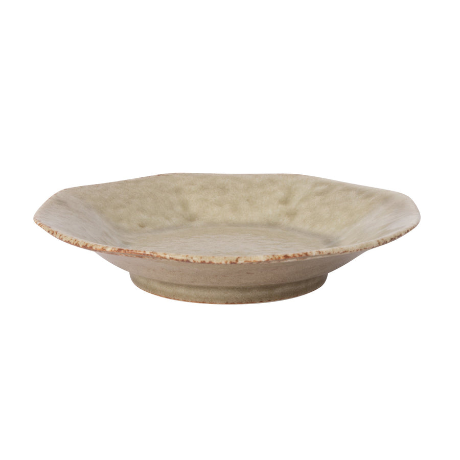 Ramen Octagonal Plate Beige