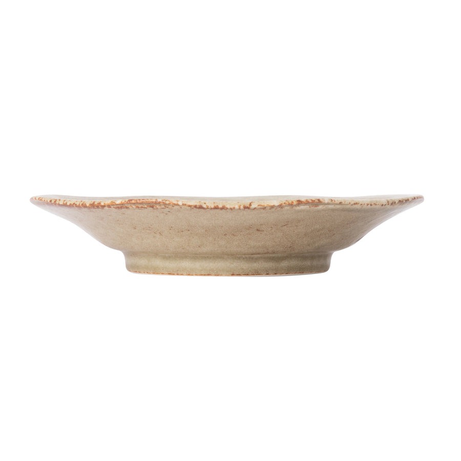 Ramen Octagonal Plate Beige