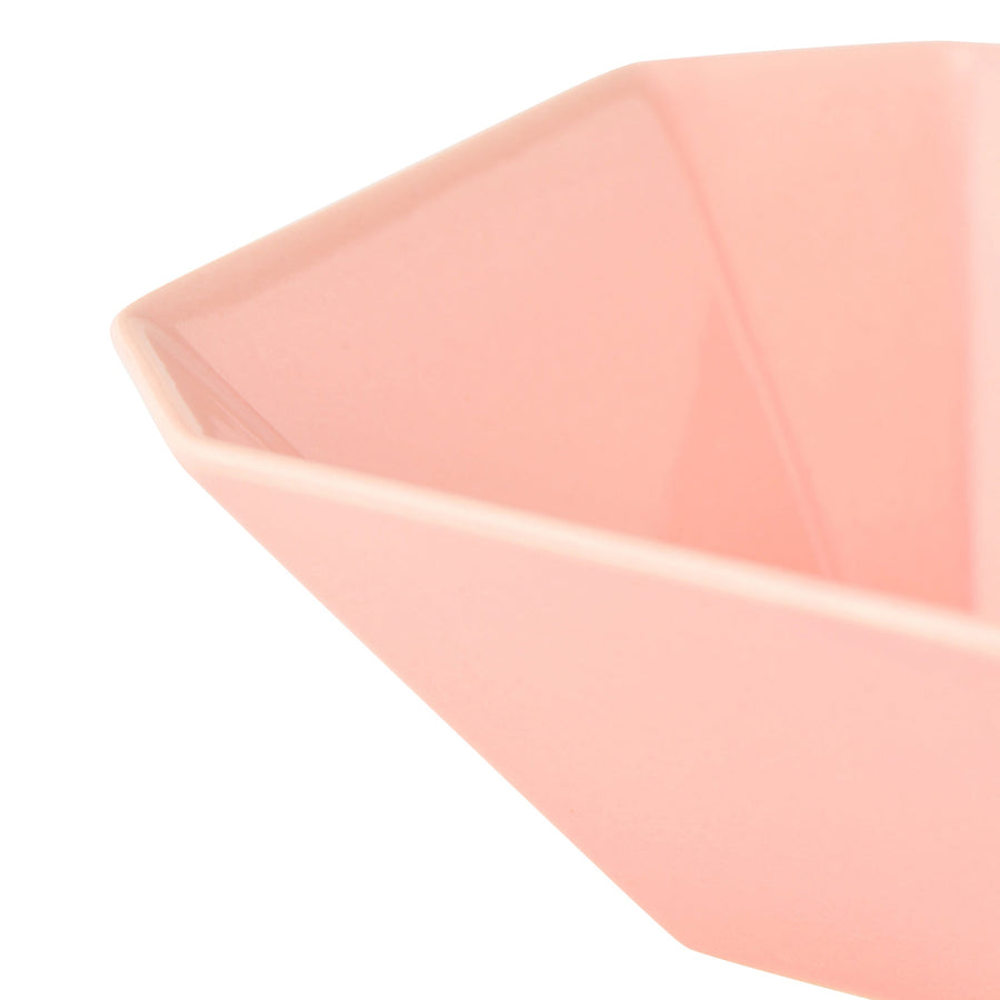 Combi Octagonal Bowl, Light Pink