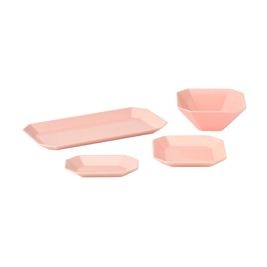 Combi Octagonal Bowl, Light Pink