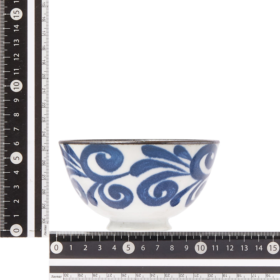 Lightweight Minoyaki Brushed Tea Bowl