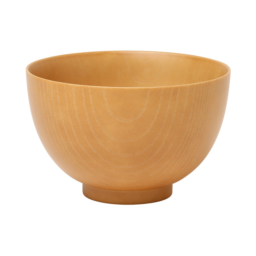 Yamanaka Lacquer Kyoto Style Wood Grain Bowl Natural