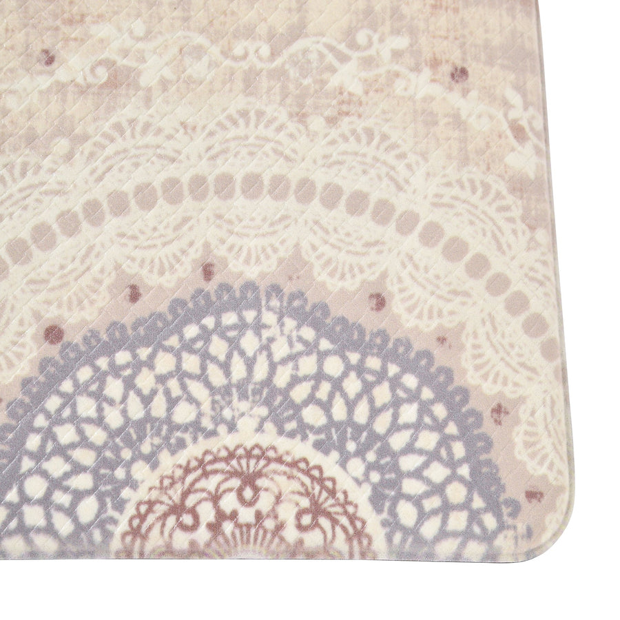 Lace PVC kitchen mat 2400 x 450