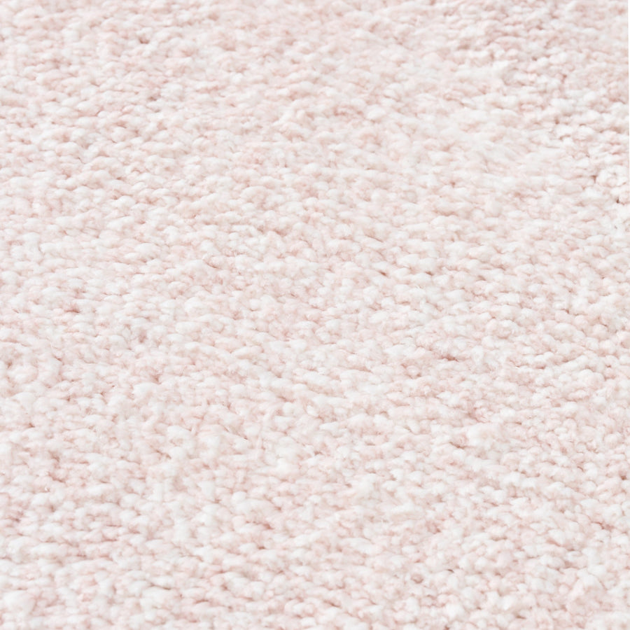 Frilled long mat, pink, 1800 x 450