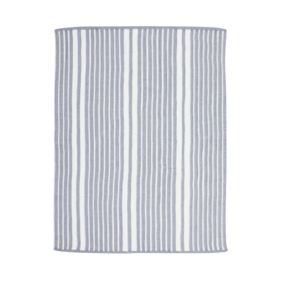 3-ply gauze blanket, single, stripe, navy