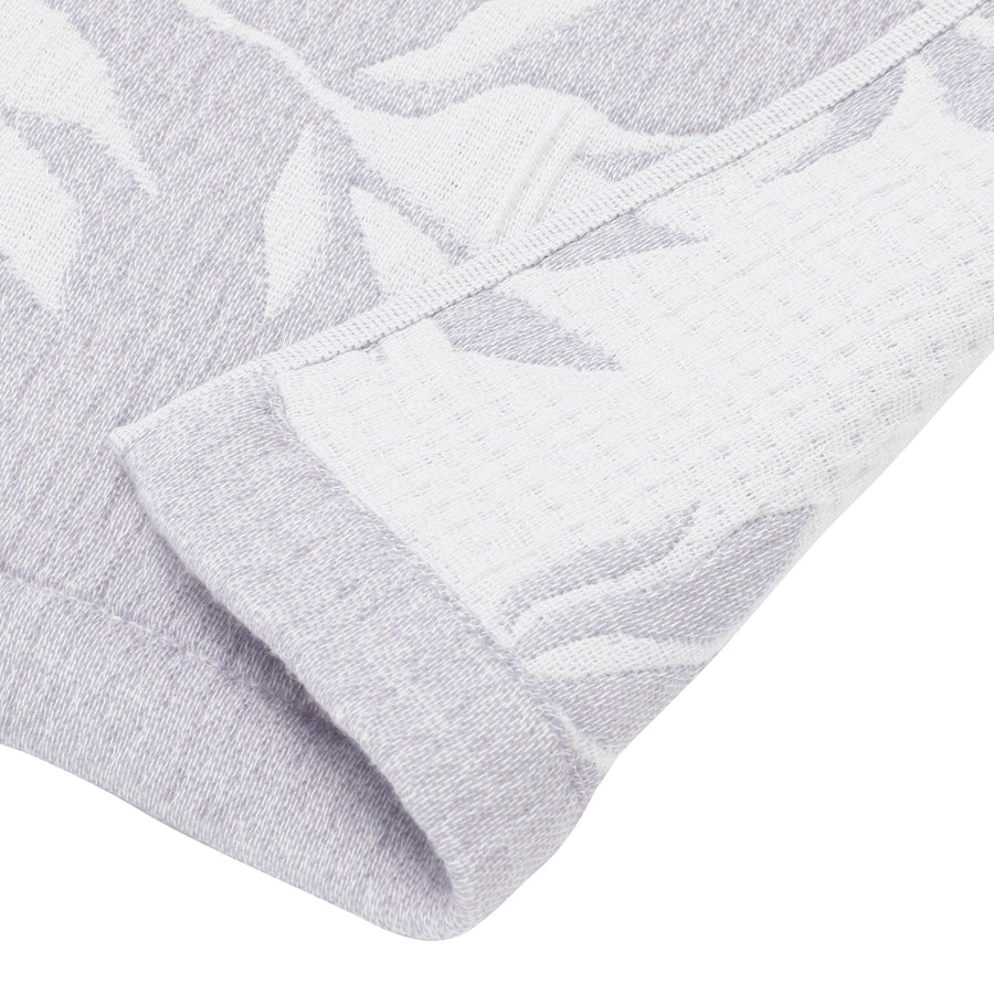 Triple Gauze Blanket, Single, Bird, Light Purple