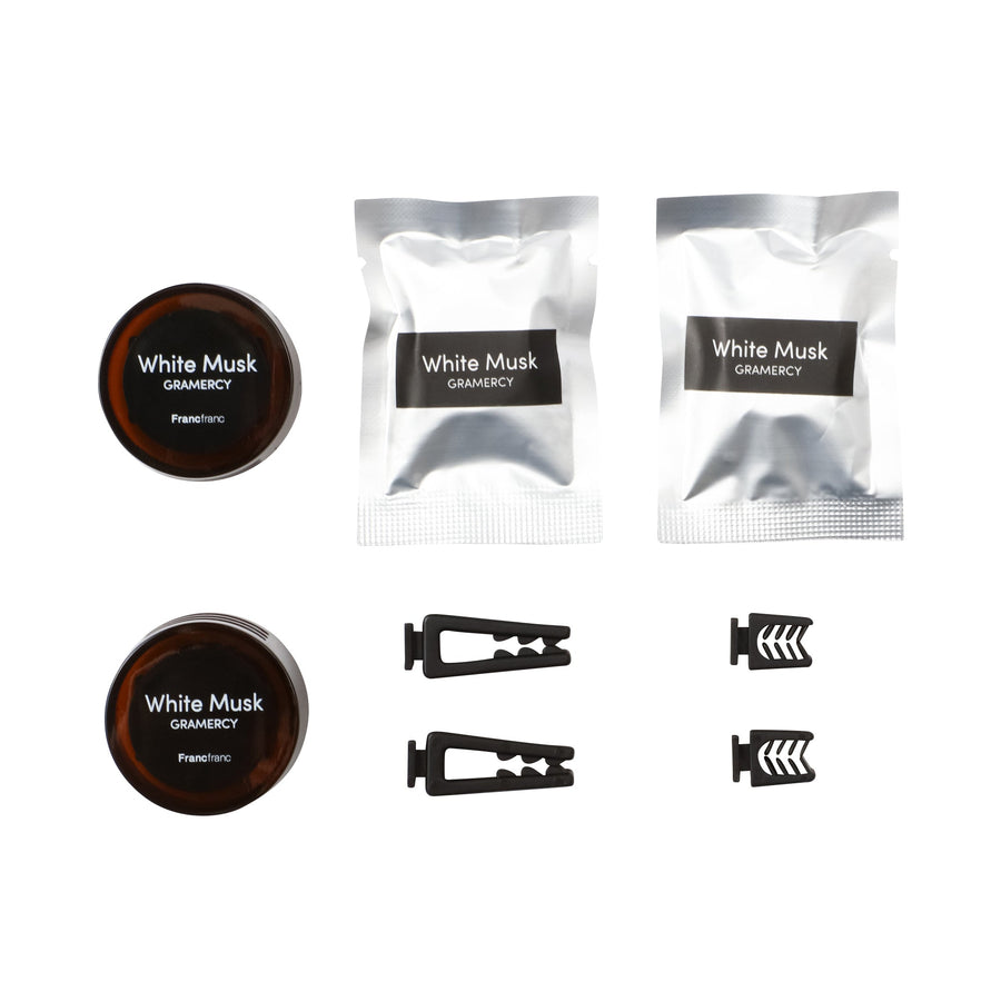 グラマシー カーフレグランス クリップ ホワイトムスク