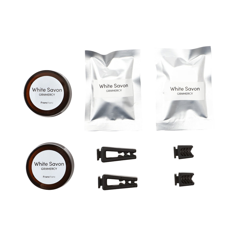 グラマシー カーフレグランス クリップ ホワイトサボン