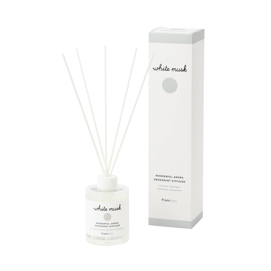 ワンダフルアロマ2 リードデュフューザー ホワイトムスク