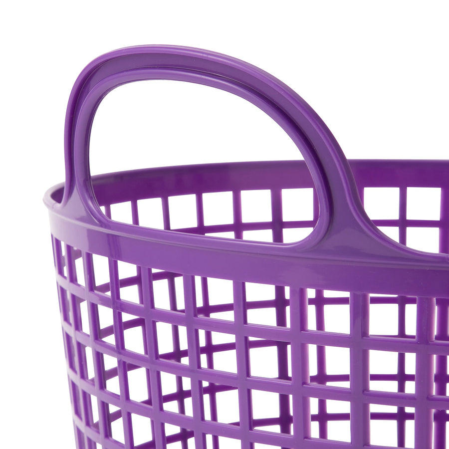 Ronnie Round Basket Purple