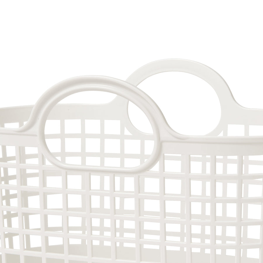 Ronnie Town Basket Mini White