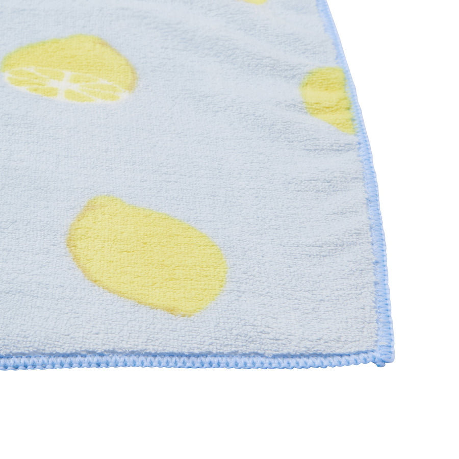 Quick Dry Bath Towel Lemon &amp; Line Dot (Set of 2)