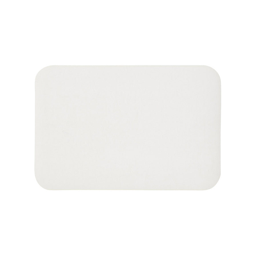 Diatomaceous Earth Soft Bath Mat, White, 450 x 300