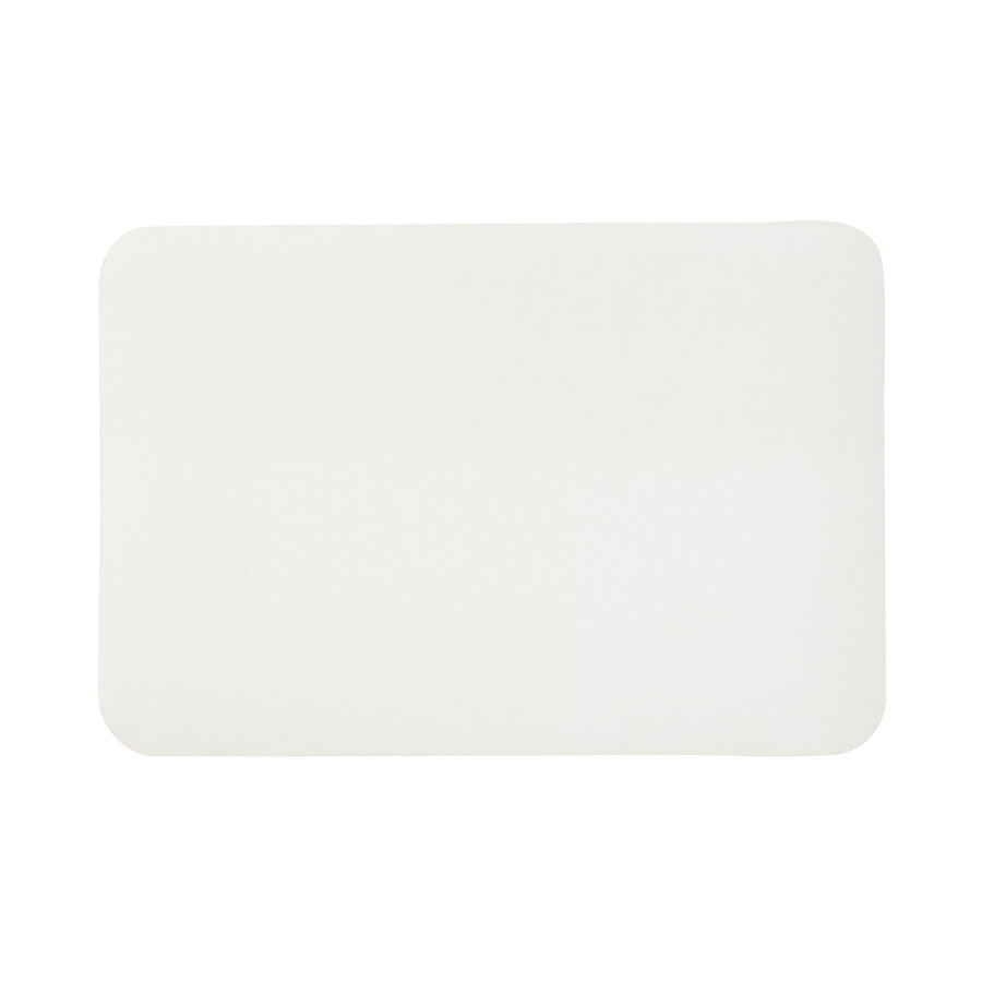 Diatomaceous Earth Soft Bath Mat, White, 600 x 400