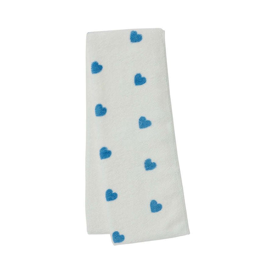 Quick Dry Face Towel Hearts &amp; Stripes (Set of 2)