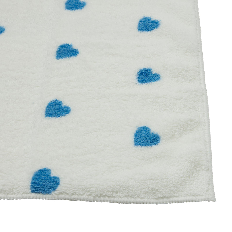 Quick Dry Face Towel Hearts &amp; Stripes (Set of 2)